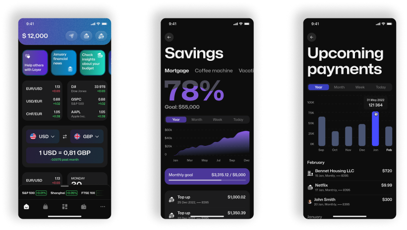 Layer — Home & Insights